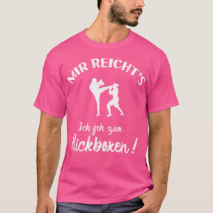 T-shirt Je Vais À Kickboxing Kick-Boxer Kickboxer