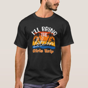 T-shirt Je Vais Amener La Lotion, Drôle Voyage Filles