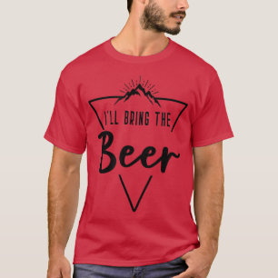 T-shirt Je vais apporter la bière - Demoiselle d'honneur d
