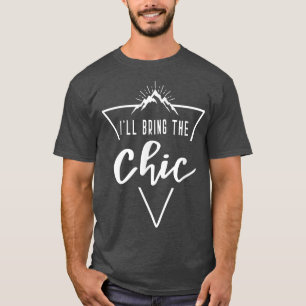 T-shirt Je vais apporter les mariées de cabine chic de cam