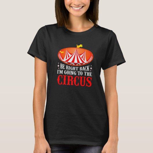 T-shirt Je vais au cirque Hallo. (Devant)