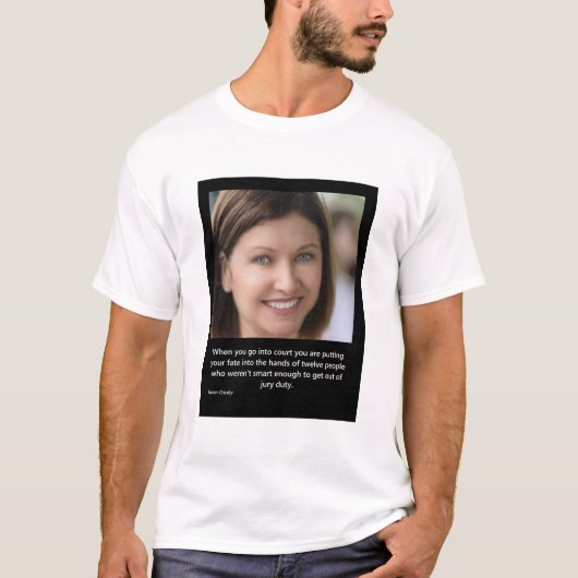 T-shirt Je vais au tribunal. (Devant)