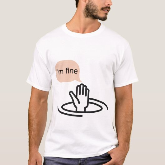 T-shirt Je vais bien (Devant)