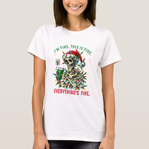 T-shirt Je vais bien, tout est un bel Humour sarcastique