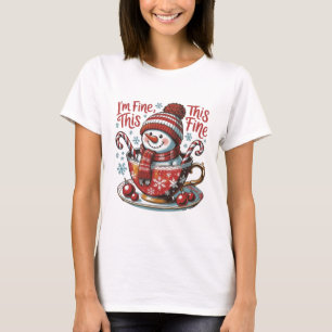 T-shirt Je vais bien, tout va bien, drôle de bonhomme de n