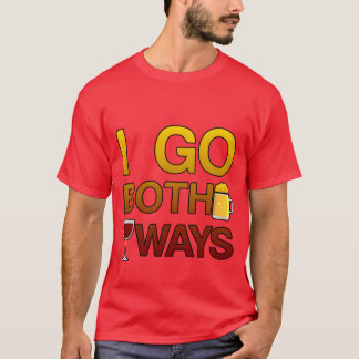 T-shirt Je vais dans les deux sens ami