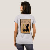 T-shirt Je Vais Diplômer À Temps (Dos entier)