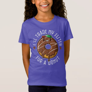 T-Shirt Je Vais Échanger Ma Soeur Pour Un Donut