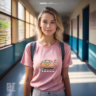 T-shirt Je vais enseigner pour les tacos Professeure d'art