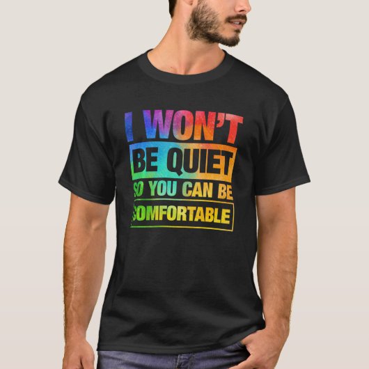 T-shirt Je Vais Être Tranquille Pour Que Vous Puissiez Êtr (Devant)