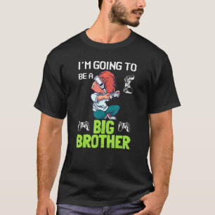 T-shirt Je Vais Être Un Big Brother Gamer Enfant Vidéo G