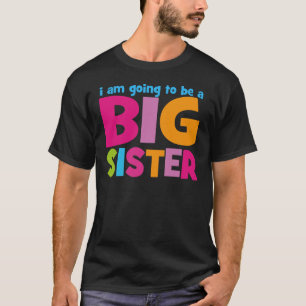 T-shirt Je vais être une grande soeur