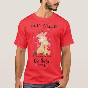 T-shirt Je vais être une grande soeur 2023 annonce de Gira