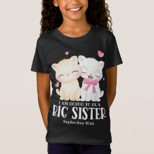 T-Shirt Je Vais Être Une Grande Soeur Faire-part Bébé