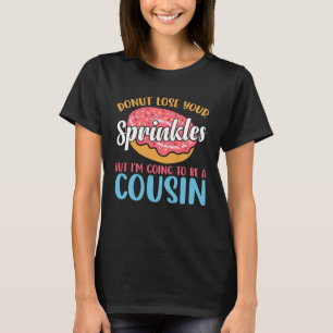 T-shirt Je vais être une Grossesse Cousin Donut