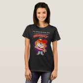 T-shirt Je vais faire quelque chose de vilain aujourd'hui (Devant entier)