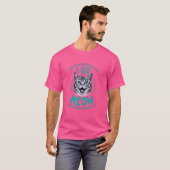 T-shirt Je vais Meow Chat Mème Tee (Devant entier)
