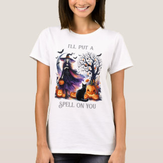 T-shirt "Je vais mettre un sort" Chat Chat Noir Chat de so