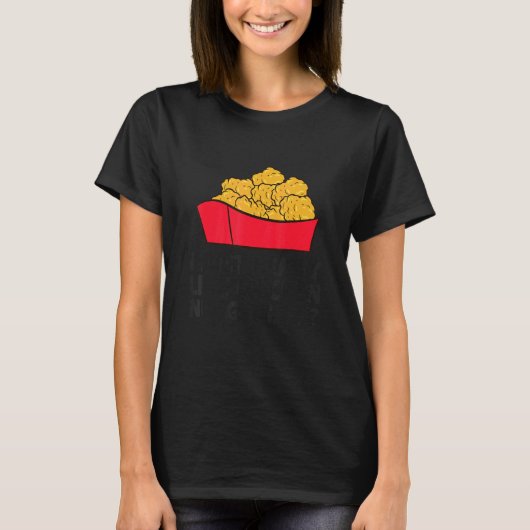 T-shirt Je Vais Simplemente Adorer Le Chicken Nugget Ok C (Devant)
