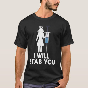 T-shirt Je Vais Vous Drôle Diplômé Diplôme Infirmière Cade