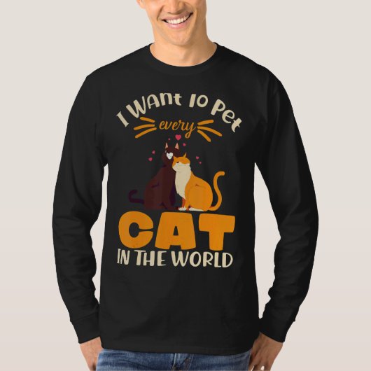 T-shirt Je Veux Animer Chaque Chat Dans Le Monde Kitten Ch (Devant)