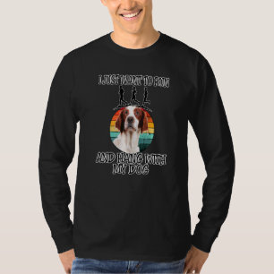 T-shirt Je Veux Courir Et Accrocher L'Irlandais Rouge Et B