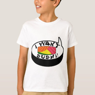 T-shirt Je veux des sushi