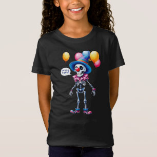 T-Shirt Je veux faire la fête ! Squelette en costume de cl