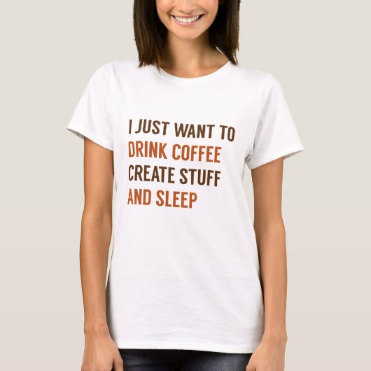 T-shirt Je Veux Juste (Devant)