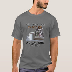 T-shirt Je Veux Juste Boire Du Café