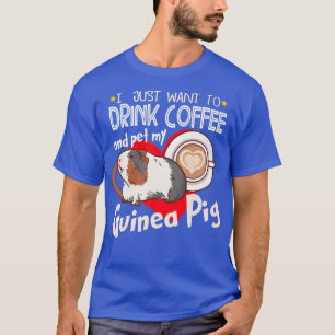 T-shirt Je Veux Juste Boire Du Café Et Animer Mon Cochon D