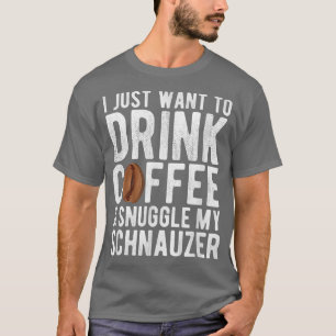 T-shirt Je Veux Juste Boire Du Café Et De La Consommation 