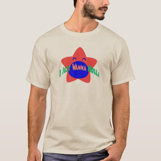 T-shirt Je veux juste crier (Devant)