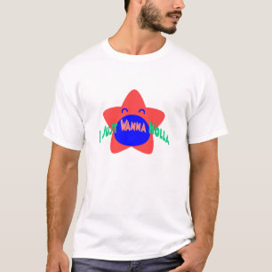 T-shirt Je veux juste crier blanc
