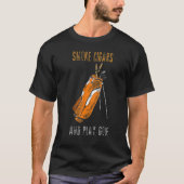 T-shirt Je Veux Juste Fumer Cigars & Jouer Golf Smoker 3 (Devant)