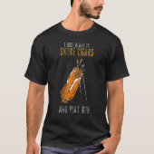 T-shirt Je Veux Juste Fumer Cigars & Jouer Golf Smoker 6 (Devant)