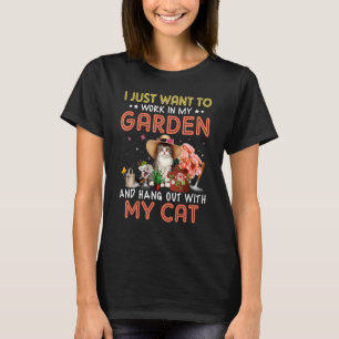 T-shirt Je Veux Juste Travailler Dans Mon Jardin Et Me Rac