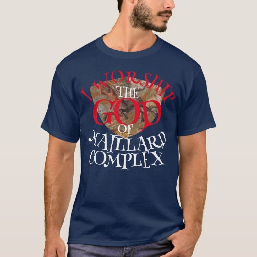 T-SHIRT JE VEUX LE DIEU DU COMPLEXE MAILLARD (Devant)
