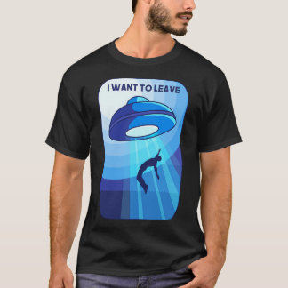 T-shirt Je veux partir