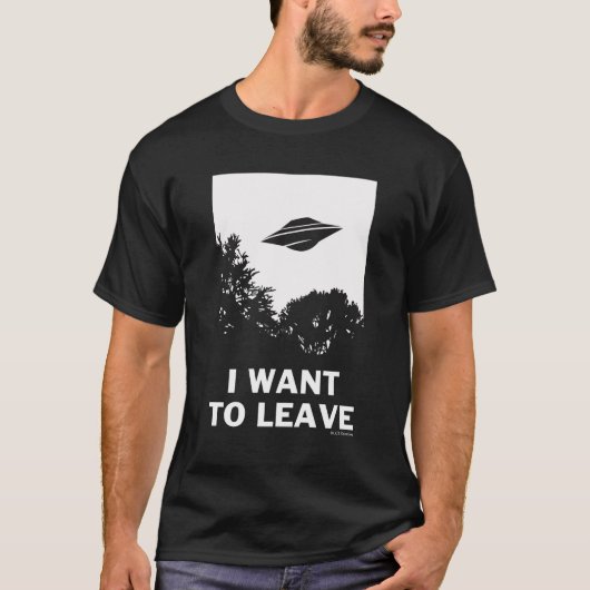 T-shirt Je Veux Partir (Devant)