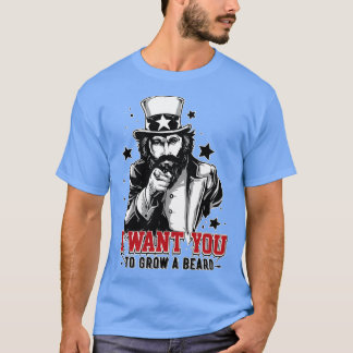 T-shirt Je veux que vous soyez porteur de barbe Classic TS