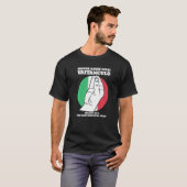 T-shirt Je veux savoir ce que vaffanculo Italie vaffancul (Devant entier)
