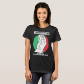 T-shirt Je veux savoir ce que vaffanculo Italie vaffancul (Devant entier)
