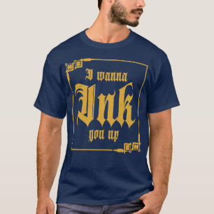 T-shirt Je Veux Te Faire Enfoncer Tatouage Vintage Design