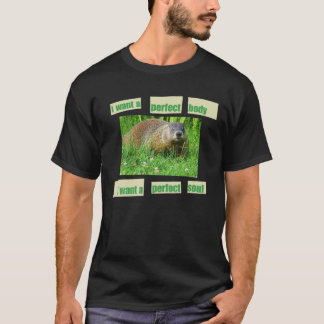 T-shirt Je Veux Un Corps Parfait Je Veux Une Âme Parfaite