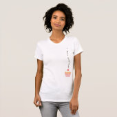 T-shirt Je veux un cupcake (Devant entier)