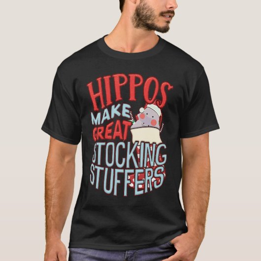 T-shirt Je Veux Un Hippopotame Pour Les Choses De Stocker  (Devant)