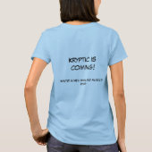 T-shirt Je veux vous dire… (Dos)