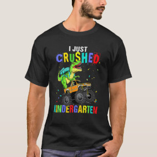 T-shirt Je Viens De Cruser La Maternelle Dinosaur Trex Mon