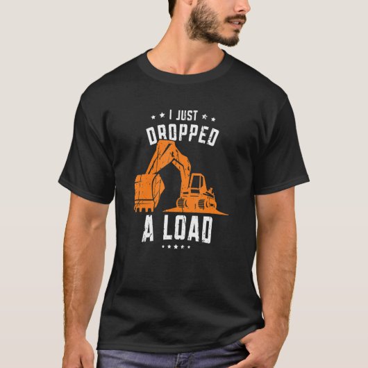 T-shirt Je Viens De Laisser Tomber Une Construction De Cha (Devant)
